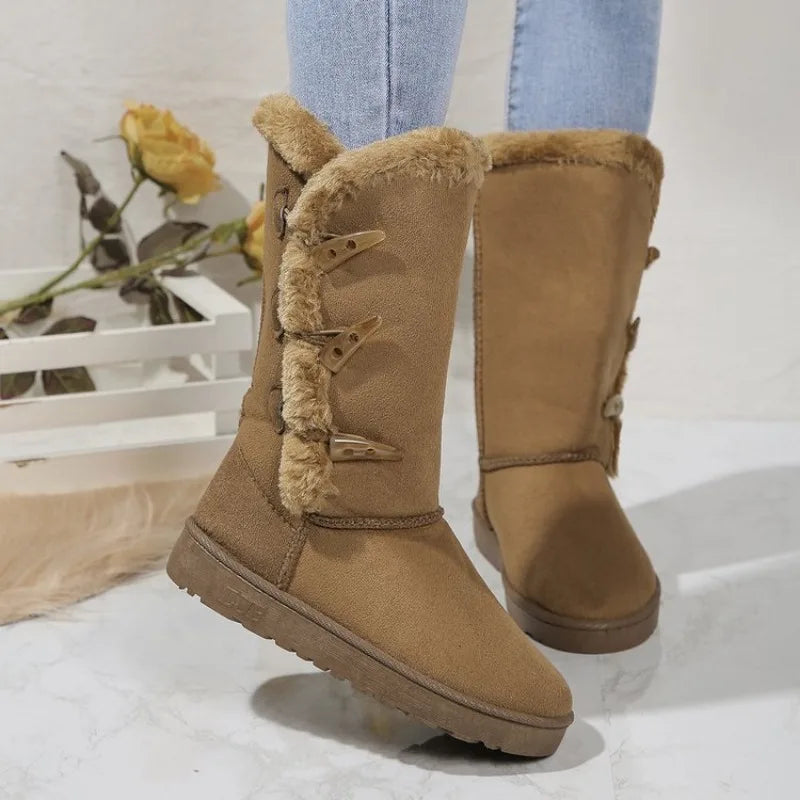 2024 Women Snow Boots Classic – Warm Wool Calf Boots for Women