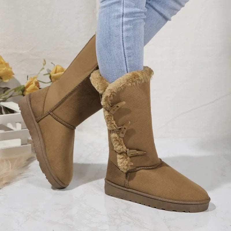 2024 Women Snow Boots Classic – Warm Wool Calf Boots for Women