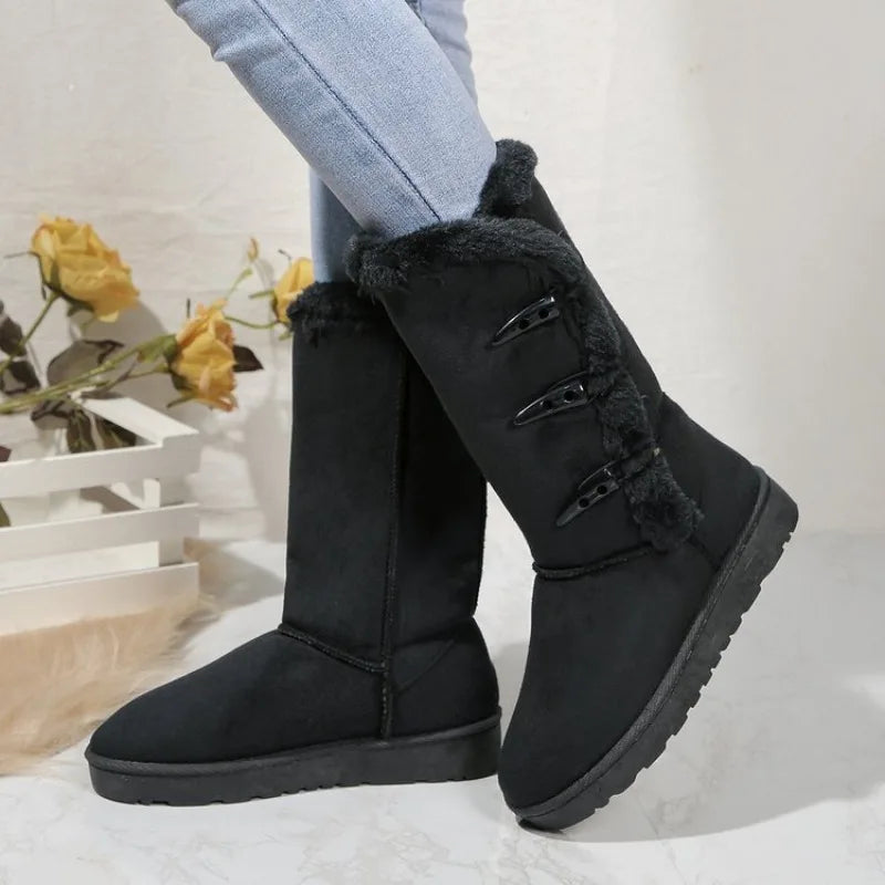 2024 Women Snow Boots Classic – Warm Wool Calf Boots for Women