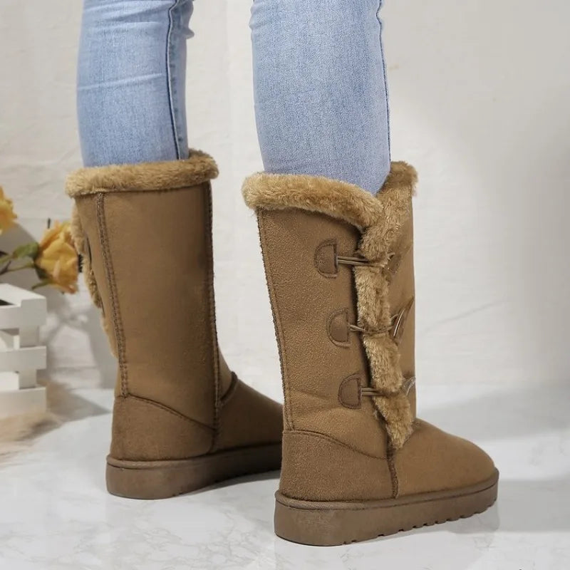 2024 Women Snow Boots Classic – Warm Wool Calf Boots for Women