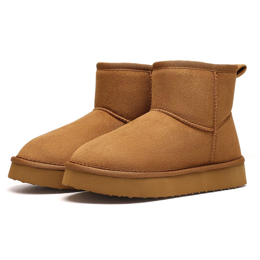 Classic Mini II Taba  Women’s Waterproof Suede Ankle Snow Boots – Winter Warm