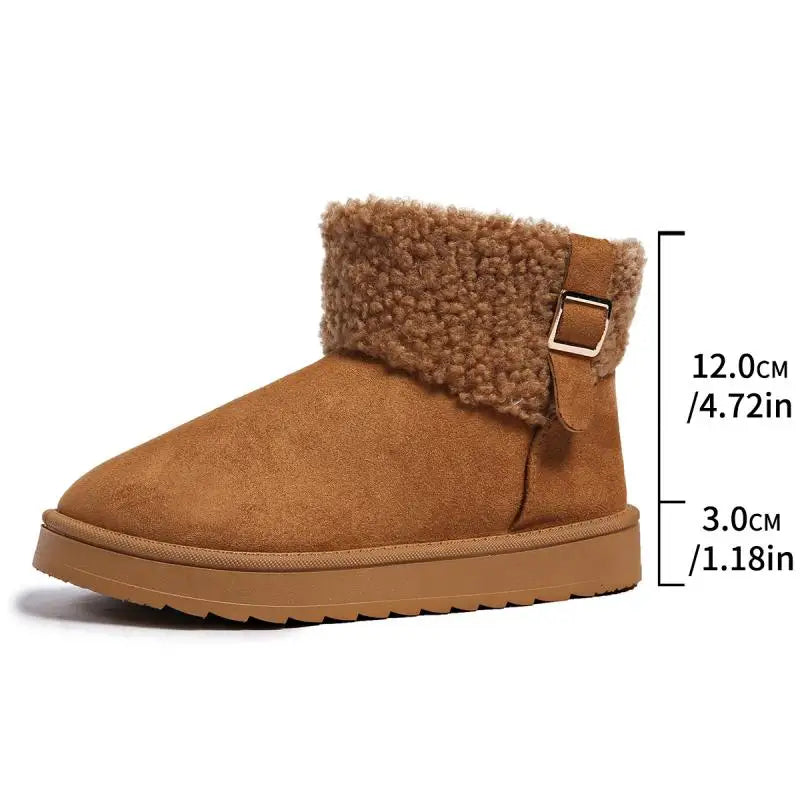 Classic Ultra Mini Maxi Curly  Brown Women’s Winter Ankle Boots – Faux Fur & Plush